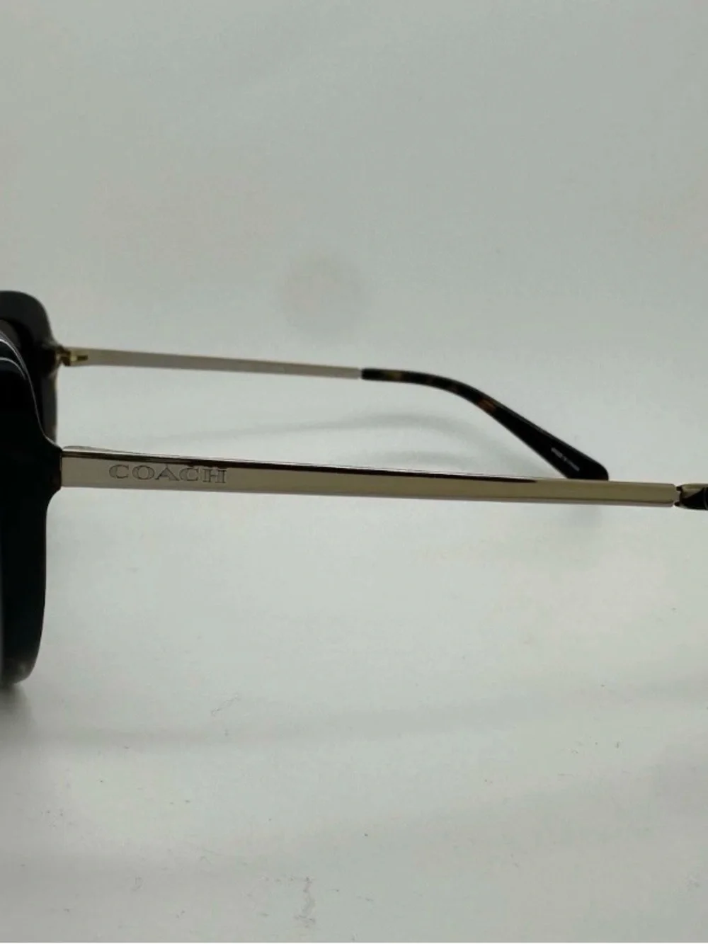 Coach Tortoiseshell Sunglasses with Brown Gradient Lenses